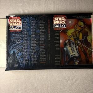 Star Wars Galaxy Vol 2 Poster Topps Chromium Art Print C3PO R2D2 Boris Vallejo